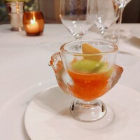 ソンブルイユ TOKYO - 一口のお愉しみ　トマトのガスパチョ