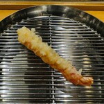 てんぷら 下村 - 車海老（２匹目） ※沖縄産