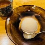 てんぷら 下村 - 白桃シャーベット