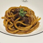 SALONE 2007 - 世界大会優勝パスタ 玉ねぎアンチョビ炒めたインサルサソース