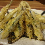 ちゃきちゃき - じんたん（平子鰯）天麩羅