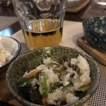 山形 2/2～いち～ - 山形のお漬物に大根、山芋を和えたもの　味も優しく抜群に美味しかった