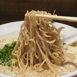 NIBOSHI MANIA - シュリンプチーノフレッド 麺リフト