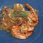 ビストロ スミモト KOBE - 香りが絶品　ガーリックシュリンプ