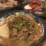 おじさんと日本酒 - これは追加で注文したどて焼き