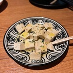 大衆ビストロ ガフ - クリームチーズの岩手醤油漬け