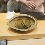 すし 良月 - 佐渡黒あわび蒸し