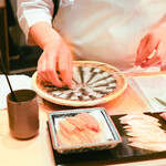 すし 良月 - 新子丁寧に
