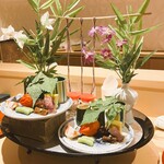 七夕をモチーフにした八寸