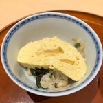 銀座 しのはら - 出巻卵をのせて