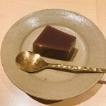 銀座 しのはら - 能登大納言の水羊羹