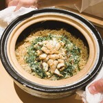 銀座 しのはら - 新生姜と焼き鱧の炊き込みご飯