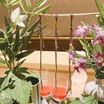 銀座 しのはら - 紐状の短冊