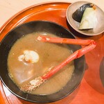 銀座 しのはら - 伊勢海老の赤だし