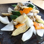 中華ダイニング SCENT - 鮑の塩味炒め