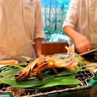 赤坂 菊乃井 - ⚫焼物
                    「鮎塩焼き　蓼酢」