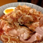 麺家 たけ田 - 特製梅かつアップおらぁ麺