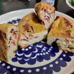 寿屋豆富店 - がんもどき大（炙ってそのまま頂きました