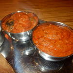 奥　いもとナス　手前　チキン