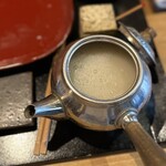 手打そば風來蕎 - 蕎麦湯