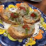 大衆イタリア食堂 アレグロ - 白魚のブルスケッタ