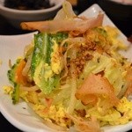 南風花 - 本日のチャンプルー＆沖縄そばセット 1000円。