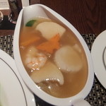 海鮮と野菜入りあんかけ焼きそば