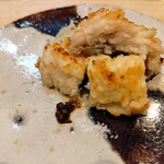 貴ぶ - ハモの串焼き