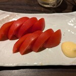 炭焼炉端しまだや - トマトスライス！