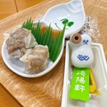 崎陽軒 横浜工場 - 試食　昔ながらのシウマイ・特製シウマイ