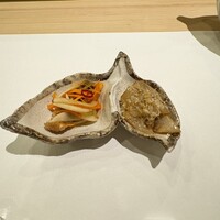鮨あら井 - 鰊の南蛮漬け、白ナスの揚げ浸し
