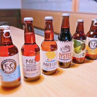 お料理だけでなく、ドリンクも広島産にこだわり取り揃えています