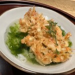 室町 和久傳 - 桜海老のかき揚げ茶漬け
