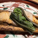 室町 和久傳 - 桜鱒と山菜の味噌焼き