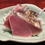 室町 和久傳 - 初鰹の藁焼き