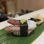 立食い寿司 根室花まる - イカゲソ・わさび
