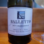 馳走西健一 - ⑤バレット　シャルドネ・アンオークド2019(白ワイン、アメリカ)