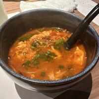 焼肉ダイニング MEGUMI 本店 - ユッケジャンスープ