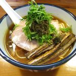 雨は、やさしく - 辛醤油らーめんの斜めアップ