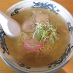 ミハラ - 塩ラーメンのアップ