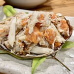 しんのすけ - 子持ち渡り蟹塩ゆで