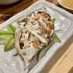 しんのすけ - 子持ち渡り蟹塩ゆで