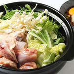 SAKICHI - 料理写真:紀州骨付きうめどりの水炊き
                    （2人前より） 1,800円　