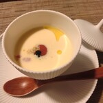 欧風懐石秋子想 - ともろこしのポタージュスープ