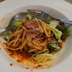 キッチン ブルー グローブ - 残り少ないアマトリチャーナ