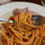 キッチン ブルー グローブ - パスタのみ、いただきます