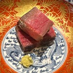 日本料理 別府 廣門 - 赤崎牛　ヒレ　炭火焼き