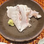 日本料理 別府 廣門 - 真鯛の炙り