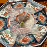 日本料理 別府 廣門 - 真鯛　車海老　ポン酢　塩酢