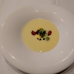 み乃家 - 季節の微笑むスープ（じゃがいもときゅうりの冷製スープ）+600円